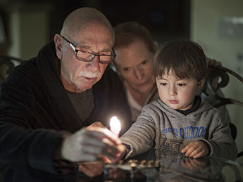 Photo of an adult with a child